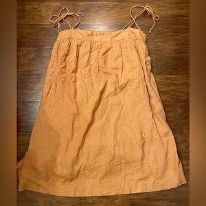 NWT Abercrombie Linen Blend Mini Dress Size M